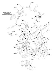 Part Location Diagram of 603-0813A Cub Cadet Pivot Bracket Assembly